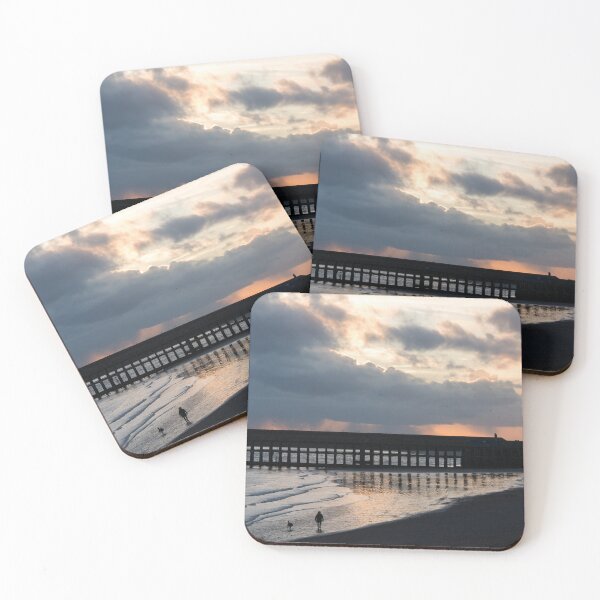 Item preview, Sunset Beach with Dog Walker at Newhaven designed and sold by Sue Robinson.