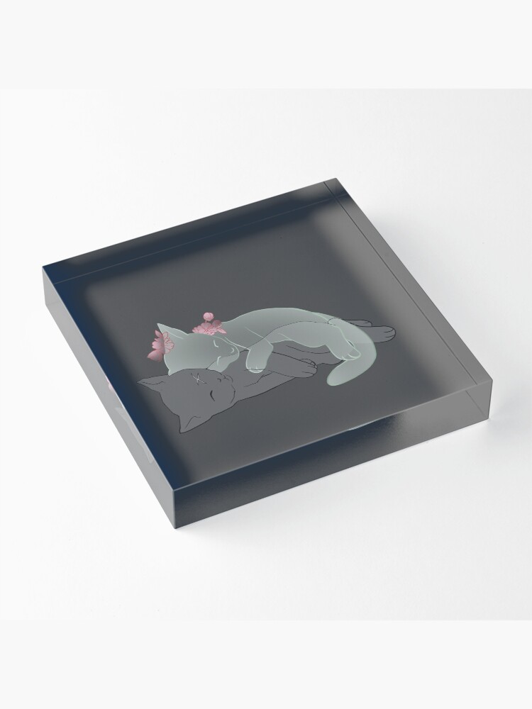 Alternate view of Guardian Kitten Acrylic Block