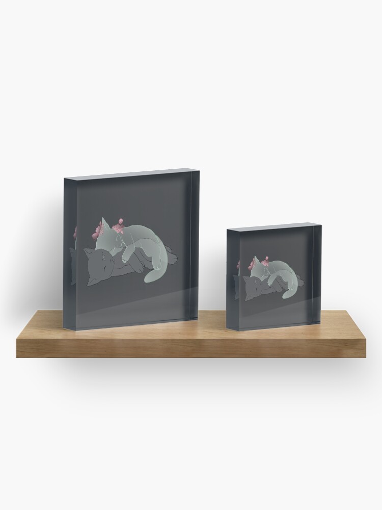 Alternate view of Guardian Kitten Acrylic Block