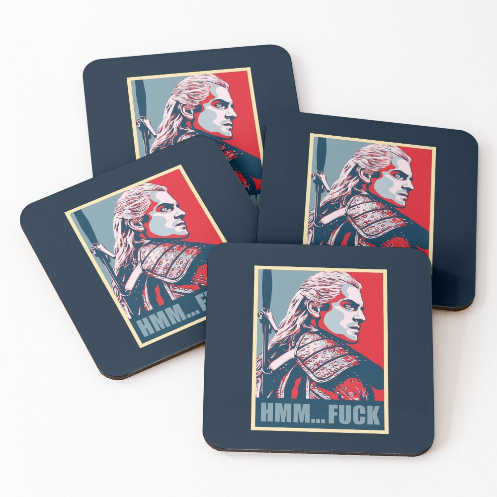 Hmm... F*ck! Coasters (Set of 4)