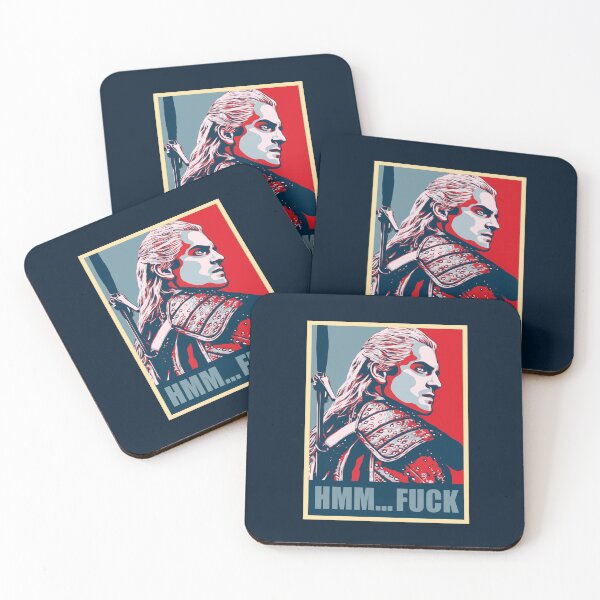 Hmm... F*ck! Coasters (Set of 4)