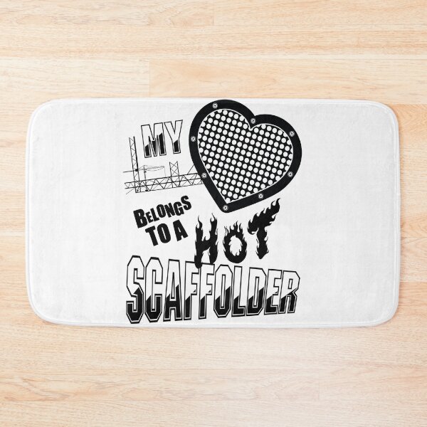 Item preview, MY HEART BELONGS TO A HOT SCAFFOLDER designed and sold by ScaffoldMob.