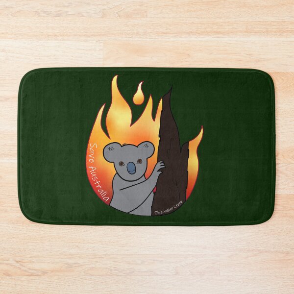 Item preview, Save Australia, Bush Fires Koala designed and sold by ClearwaterCreek.