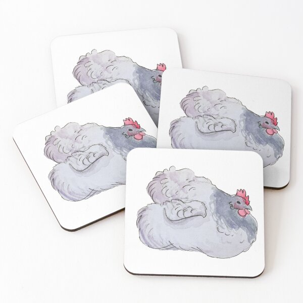 Item preview, Lavender Pekin Watercolor Chicken designed and sold by eleary.