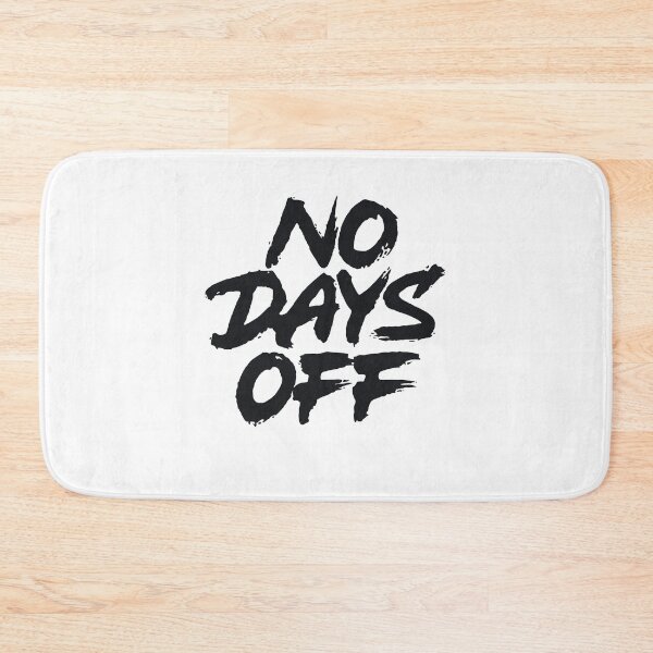 Item preview, No Days Off designed and sold by Zagach Letters.