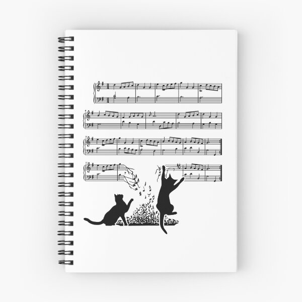 Item preview, Cats And Music Sheet designed and sold by designeclipse.