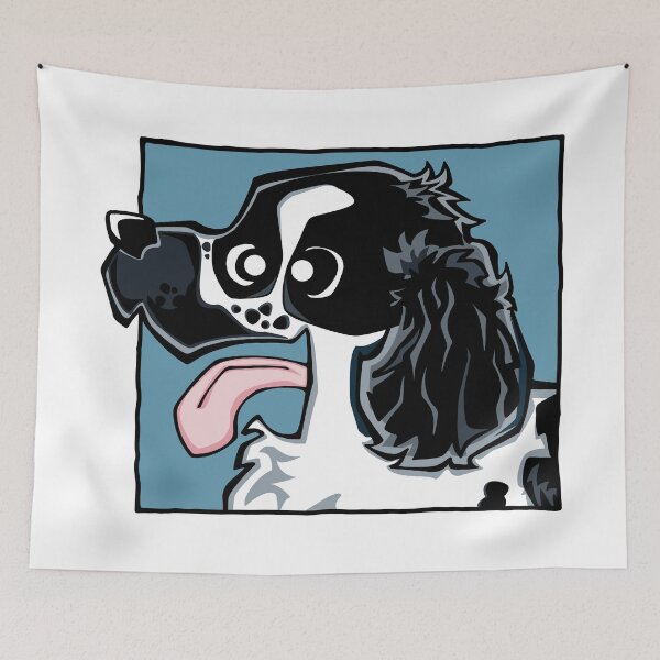 Item preview, Cocker Spaniel - Blue Roan (Face) WHITE BG designed and sold by TheChicken.