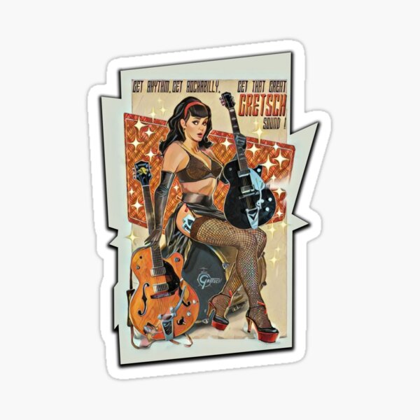 SEXY GRETSCH Sticker
