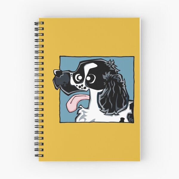 Item preview, Cocker Spaniel - Blue Roan (Face) YELLOW BG designed and sold by TheChicken.