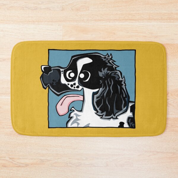 Item preview, Cocker Spaniel - Blue Roan (Face) YELLOW BG designed and sold by TheChicken.