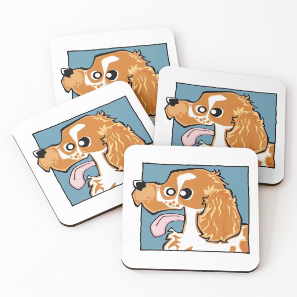 Item preview, Cocker Spaniel - Orange Roan (Face) WHITE BG designed and sold by TheChicken.