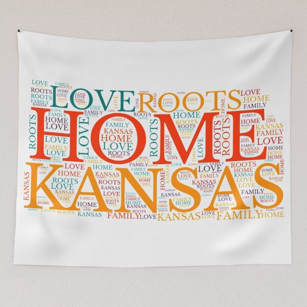 Item preview, Kansas State Home, Love, Roots and Family Map designed and sold by marosharaf.