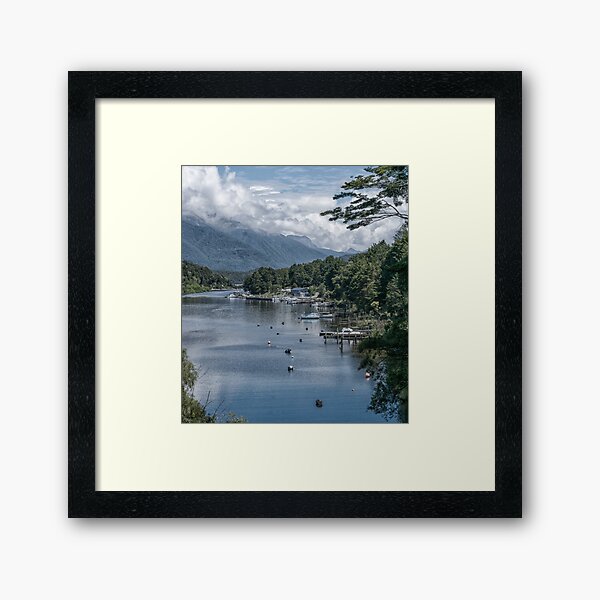 Item preview, Lake View with Mountains designed and sold by fineartimagery.
