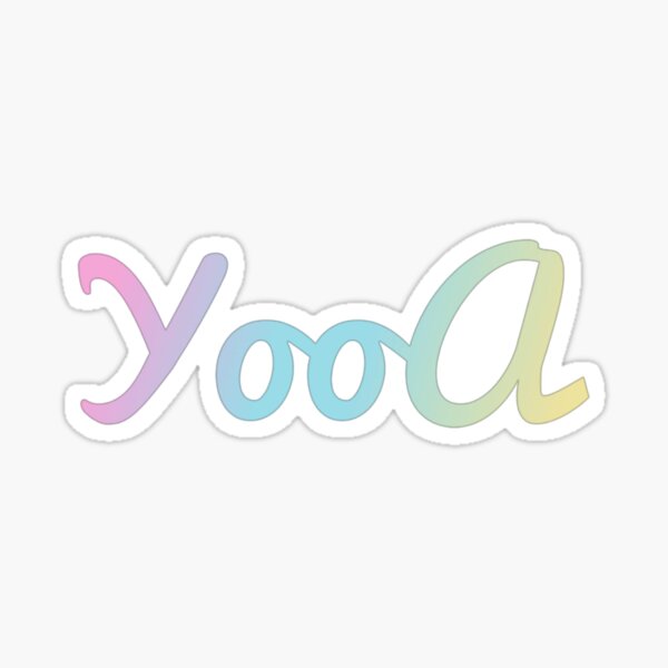 &ldquo;YooA in Official Colors&rdquo; Sticker for Sale by kzoochick101 | Redbubble