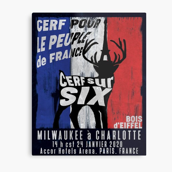 Cerf Pour le Peuple de France Metal Print