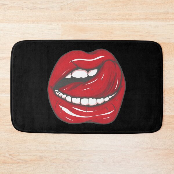 Item preview, Sexy Tongue Licking Its Lips designed and sold by Vintage-Artwork.