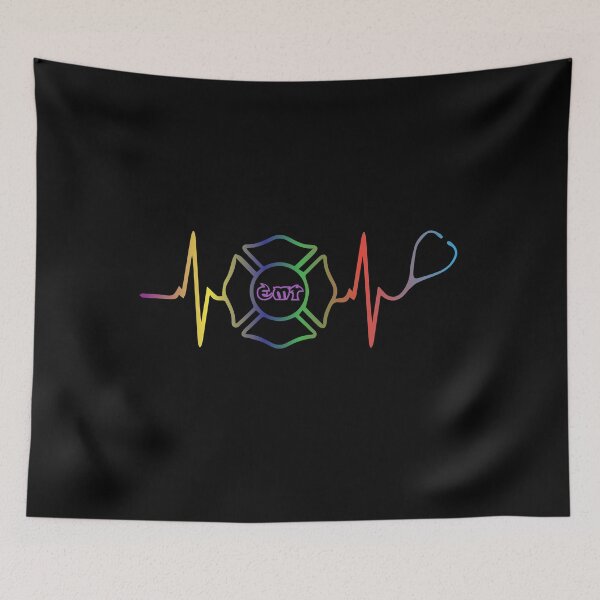 Item preview, EMT Heart Pulse Medic Gift designed and sold by TopDawgDesigns.