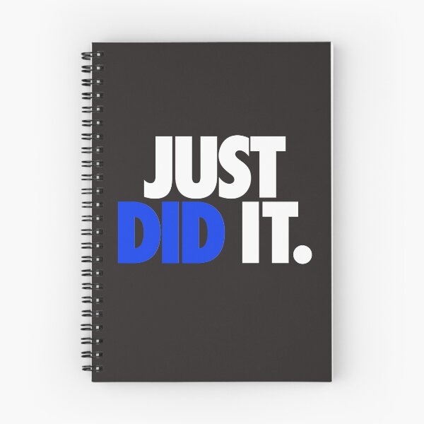 Item preview, JUST DID IT. - White / Blue designed and sold by cpinteractive.