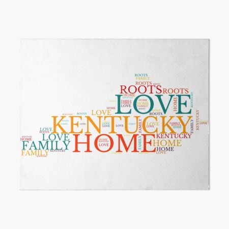 Item preview, Kentucky State Home, Love, Roots and Family Map designed and sold by marosharaf.