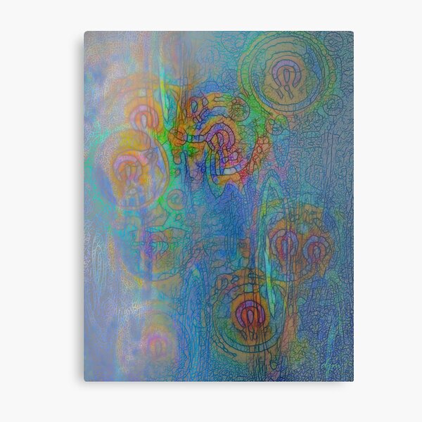 Swimming Metal Print
