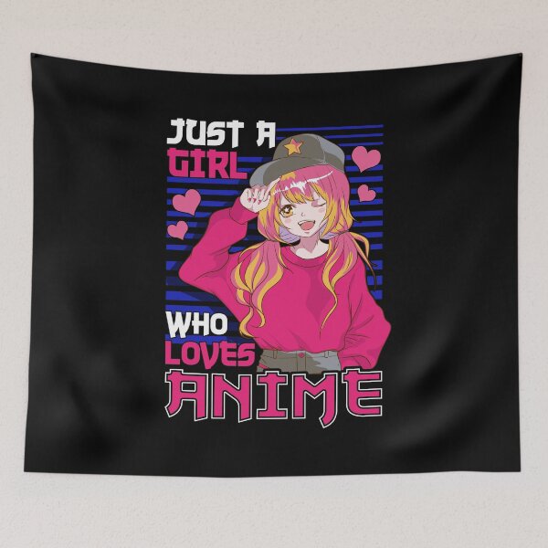 Artikelvorschau, Niedlich Nur ein Mädchen, das Anime liebt entworfen und verkauft von perfectpresents.
