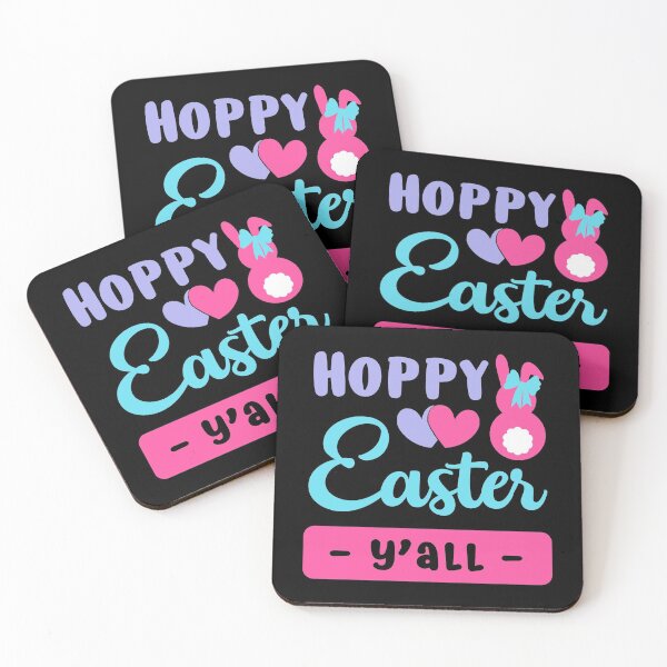 Item preview, Easter Spring Cute Hoppy Y'all Cute Bunny Heart Egg Hunt design designed and sold by CreatedByHeidi.