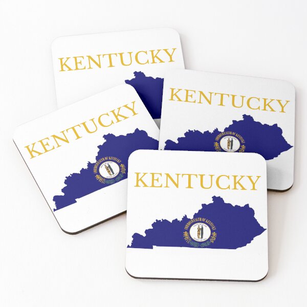 Item preview, Kentucky Flag Map designed and sold by marosharaf.