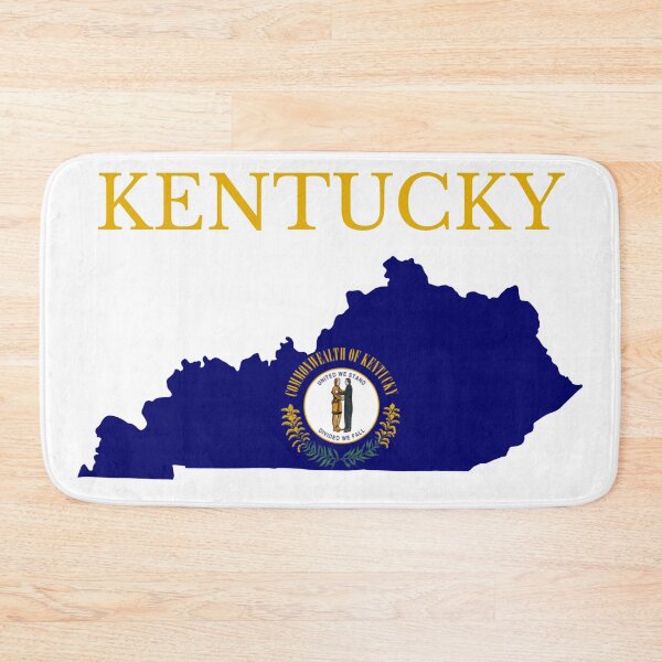 Item preview, Kentucky Flag Map designed and sold by marosharaf.