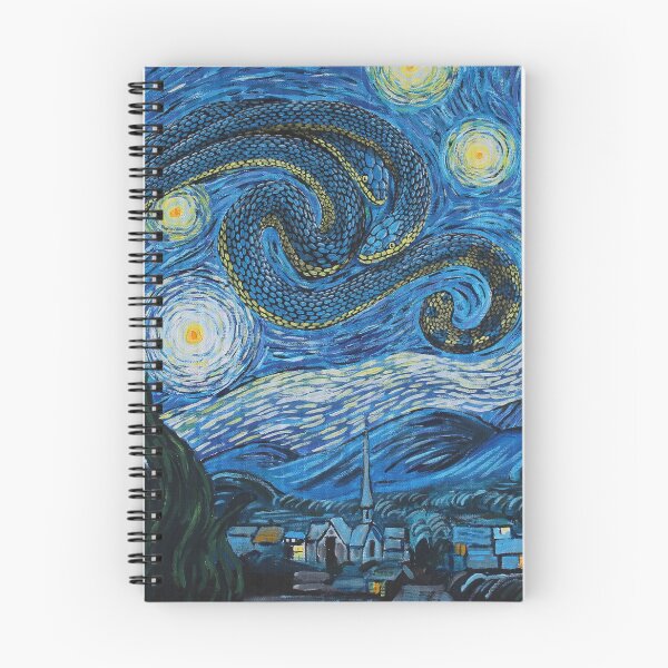 Item preview, Sea Snakey Night, after Van Gogh designed and sold by SnakeArtist.