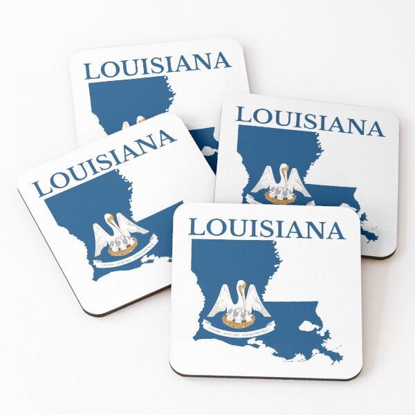 Item preview, Louisiana Flag Map designed and sold by marosharaf.