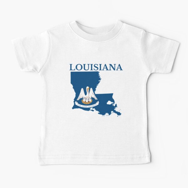 JVNSS Louisiana State Flag Logo Baby T-Shirt Little Baby Cotton T Shirts Comfort Basic Shirt for 6M-2T Baby JVNSS Louisiana State Flag Logo Baby T-Shirt Little Baby Cotton T Shirts Comfort Basic Shirt for 6M-2T Baby