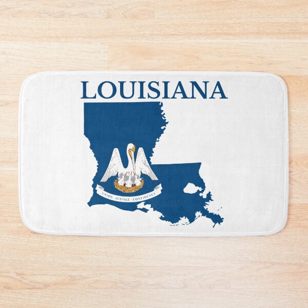Item preview, Louisiana Flag Map designed and sold by marosharaf.
