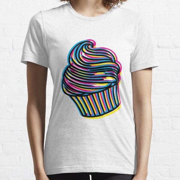 CMYK Cupcake Essential T-Shirt