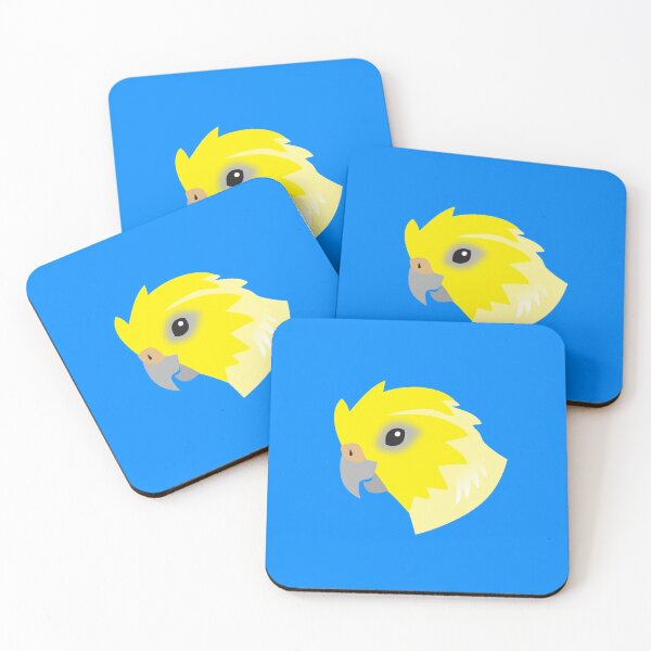 Item preview, Baby White yellow cockatiel face designed and sold by jazzydevil.