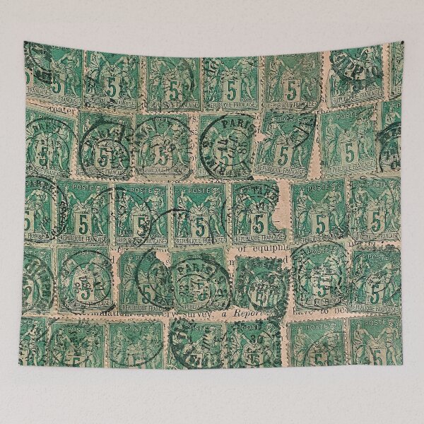 Item preview, Antique French Stamps Artwork. designed and sold by FuzzyHoney.