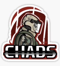 "CHADS" Graphic Logo Sticker