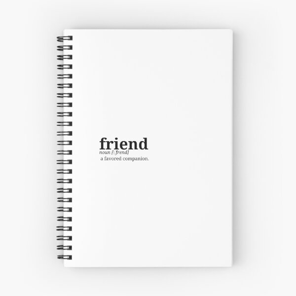 Item preview, Friend. Dictionary Minismalist Definition | Left Text Art designed and sold by pamelawille.