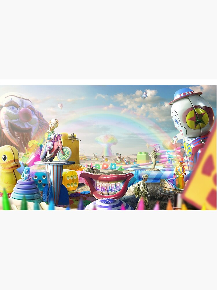 Clown Wasteland - trippy, surreal art by EPMattson