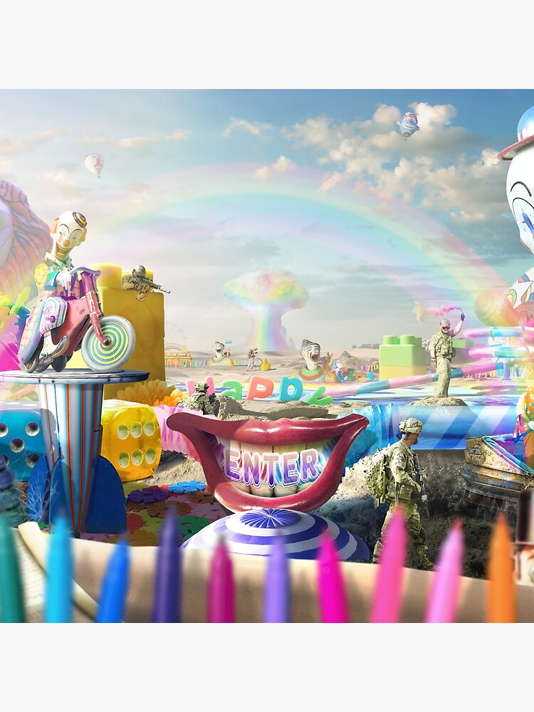 Clown Wasteland - trippy, surreal art by EPMattson