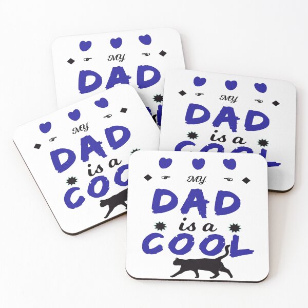 Item preview, My dad is a cool cat designed and sold by RickTellon.