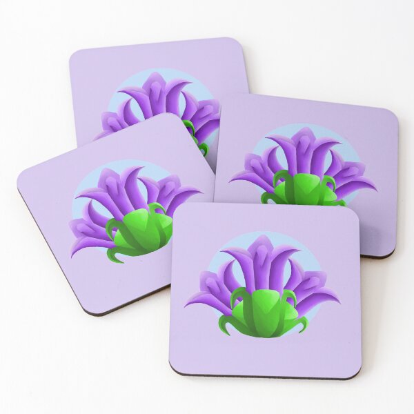Item preview, Purple Triumphant Triad Flowers designed and sold by paintedkat.