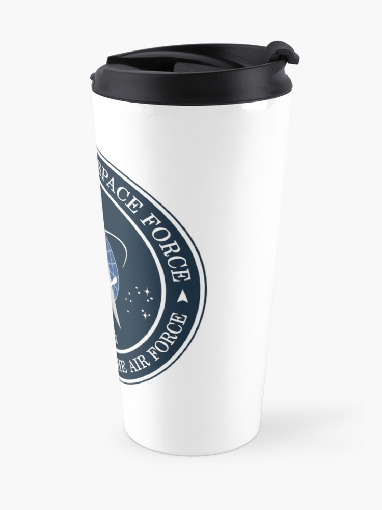 Alternate view of United States Space Force logo Travel Mug