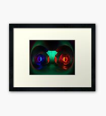Multicoloured passages - Levity III Framed Print