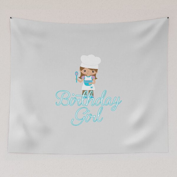 Item preview, Baking Birthday Girl Blue T-Shirt Tee Bday 2 designed and sold by ArtikIceTees.