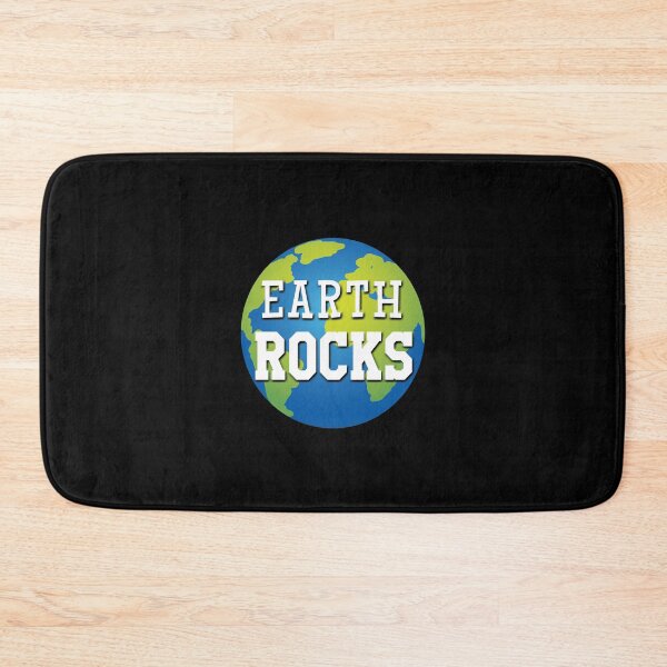 Item preview, 'Earth Rocks' (Black) designed and sold by The Button Gal.