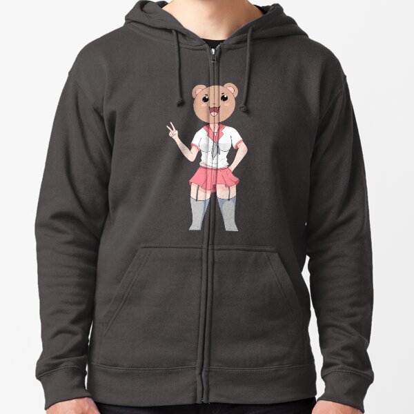 Kawaii Bear Girl Anime Sweatshirts & Hoodies Redbubble