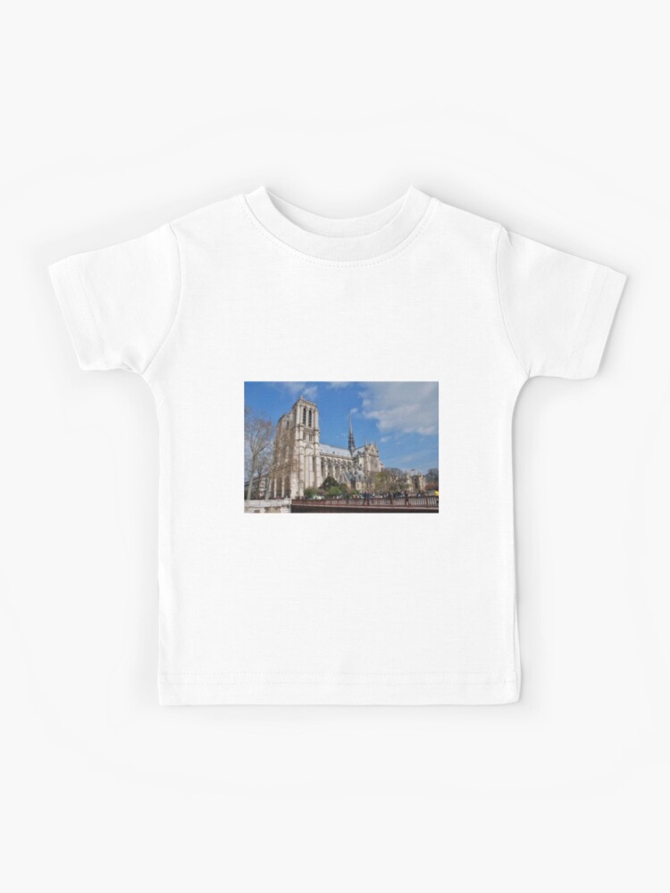 Notre Dame Cathedral Paris Novelty Toddler Kid Baby Boys Girls Long Sleeve T Shirts Clothing