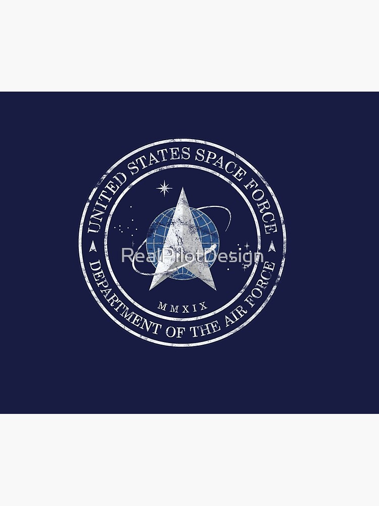 US Space Force USAF Distressed Insignia by RealPilotDesign