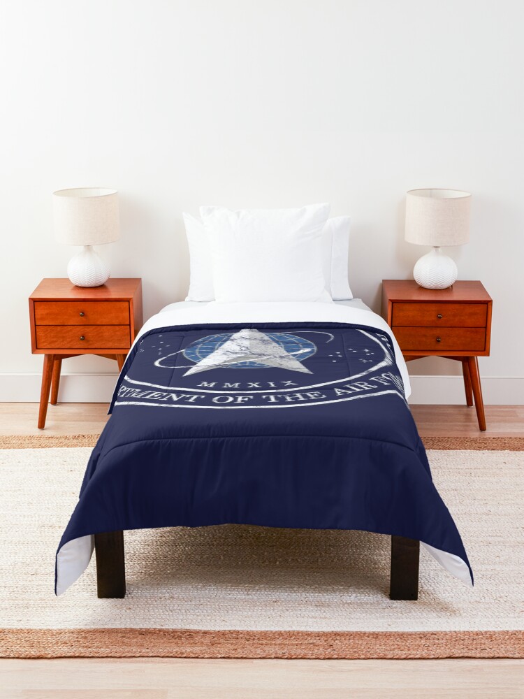 Alternate view of US Space Force USAF Distressed Insignia Comforter