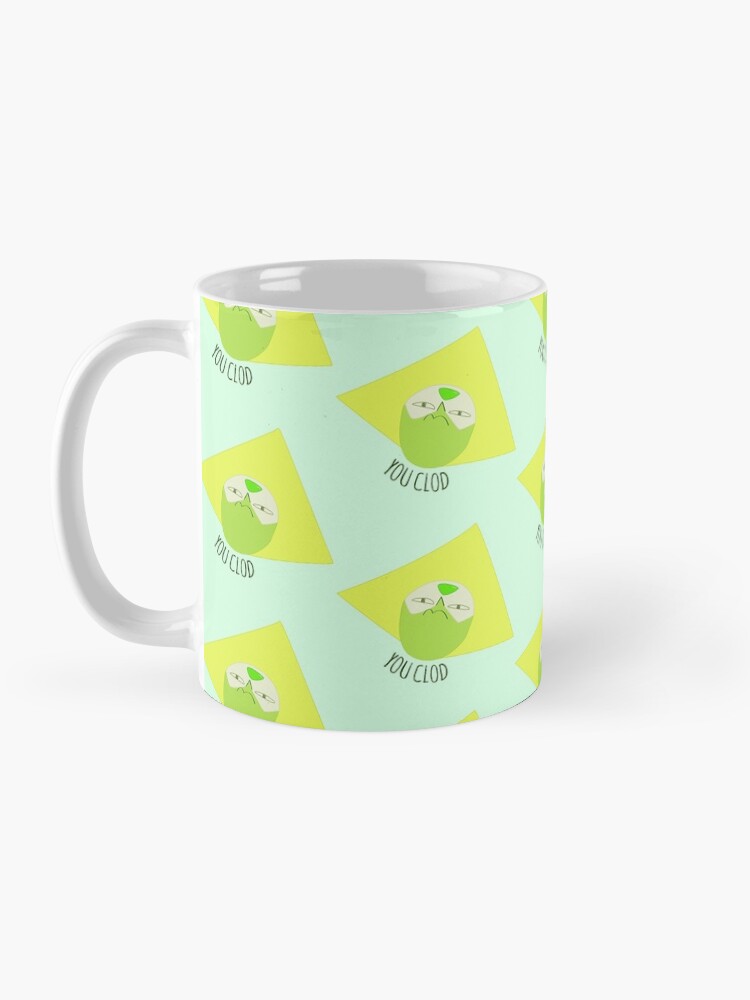 Thumbnail 3 of 6, Coffee Mug, You Clod! Peridot - Steven Universe. designed and sold by pamelawille.